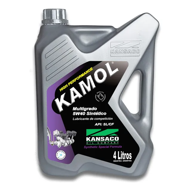Aceite Kamol 5w40 100% Sintetico - Tc - Competicion 