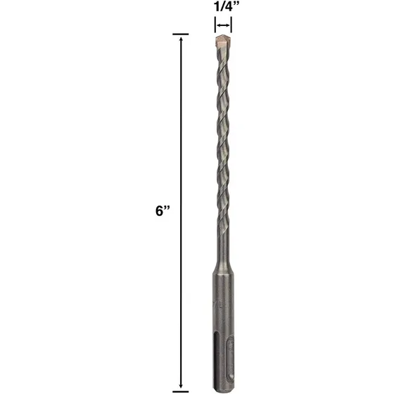 Mecha Para Concreto Tipo Sds De 1/4