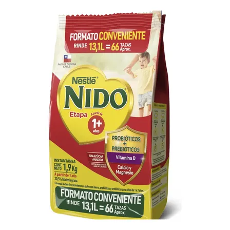 Fórmula Láctea Nido® 1+  1900g Formato Conveniente