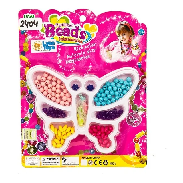 Juego Armar Pulseras Collares Cadenas Oferta Mariposa