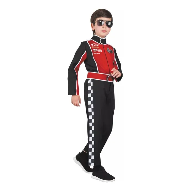 Disfraz Niño Piloto Formula 1 Cosplay + Lentes Aviador