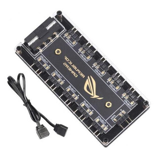 2 X 5v 3 Pin Big 4d, 10 Hub Splitter Argb Rgbw Cable Premium 2 X 5v 3 Pin Big 4d, 10 Hub Splitter Argb Rgbw Cable Premium