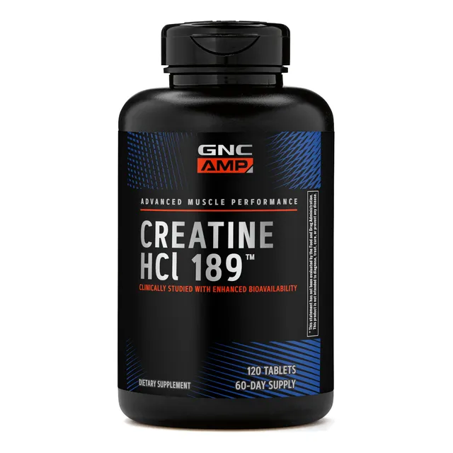 Gnc Amp - Creatina Clorhidrato 189, 120 Comprimidos