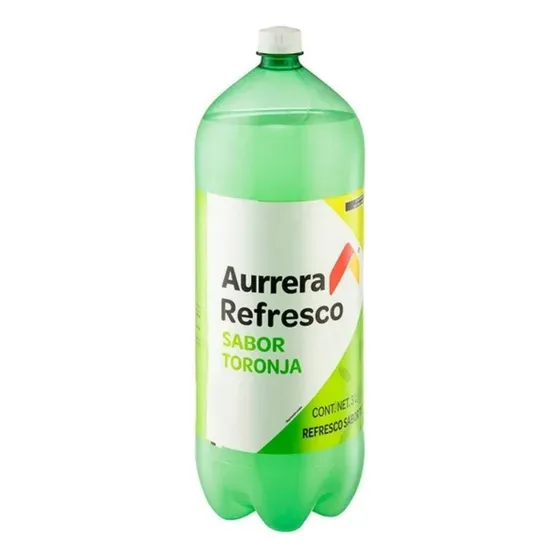 12 Pza Refresco Aurrera Sabor Toronja 3 L