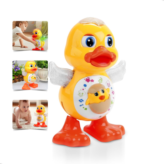 Pato Dançante Brinquedo Musical Dança Anda Mexe Luz E Som Pato Dançante Brinquedo Musical Dança Anda Mexe Luz E Som