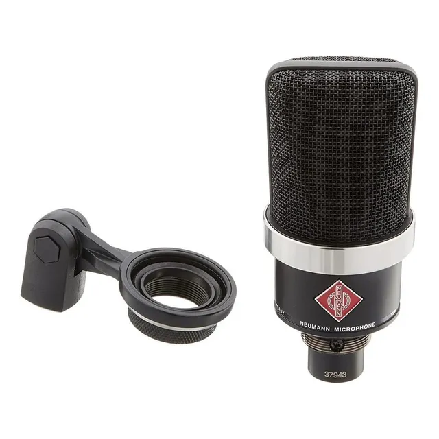 Neumann Vocal Condenser Micrófono, Negro