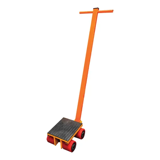 Patin Para Mover Carga 6 Tons 180° Weston Naranja Claro