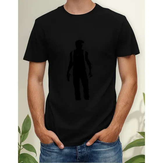 Playera Nathan Drake Uncharted  Ropa Lisa De Verano  Camise