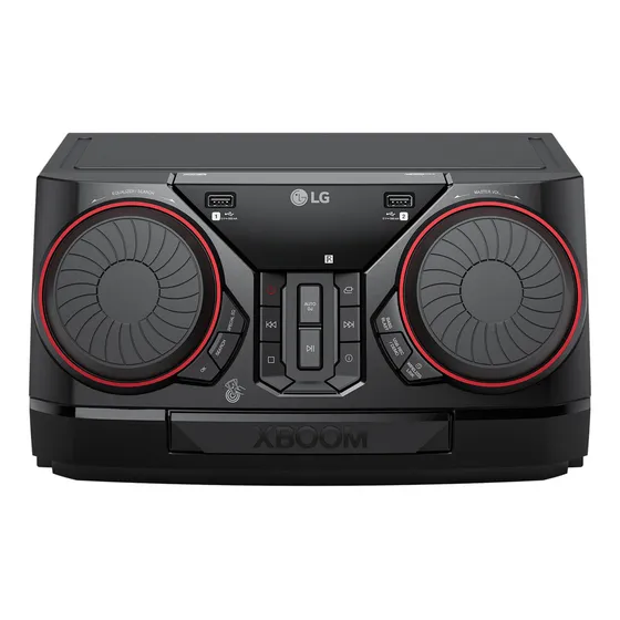 Minicomponente LG Ck43n 300w Bluetooth Usb Fm Color Negro Potencia Rms 300 W