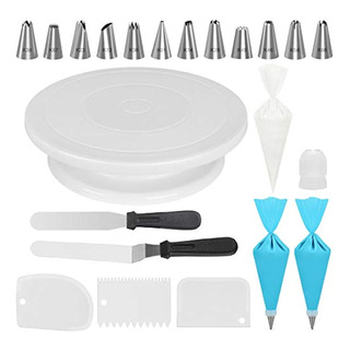 Kit Para Decorar Pasteles Con Base Y Accesorios 71 Piezas Kit Para Decorar Pasteles Con Base Y Accesorios 71 Piezas
