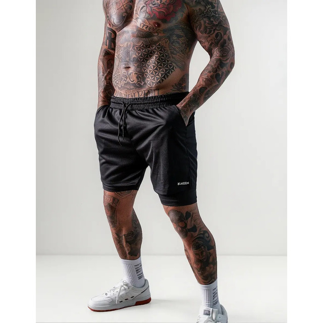 Bermuda Masculina Kaizen Sports 2 Em 1