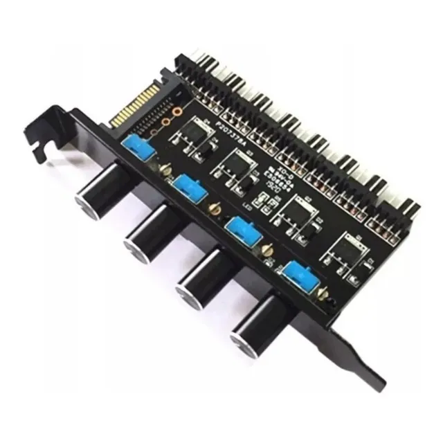 Splitter Fan Hub Regulable Para 8 Fan Cooler Pwm De Pc/molex