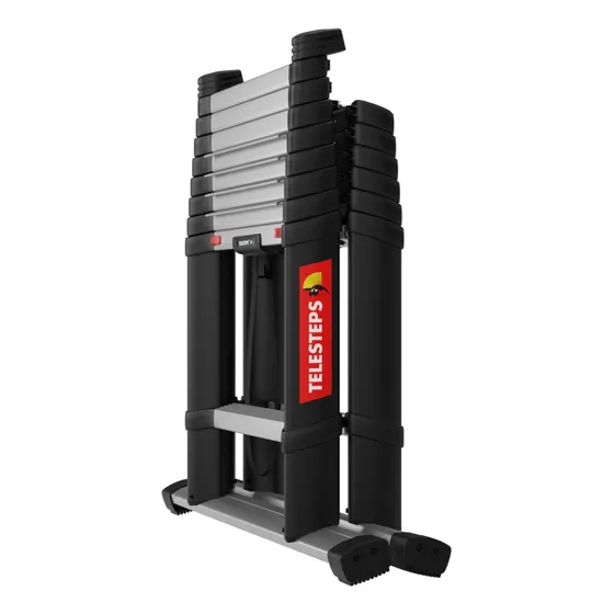 Escalera Telescópica De Aluminio Telesteps Mod Combi 3.0 Mts