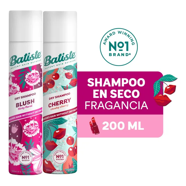 Pack 2 Batiste 200ml Cherry + Blush