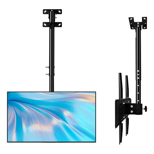 Soporte Tv Techo Pared Ajustable 26 A 60 Color Negro