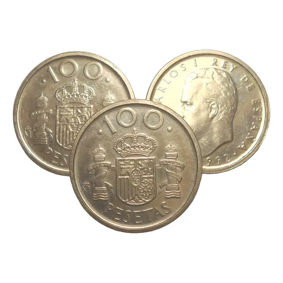 España 100 Pesetas 1992 ( Valor En Números )  Km#908 S. Circ