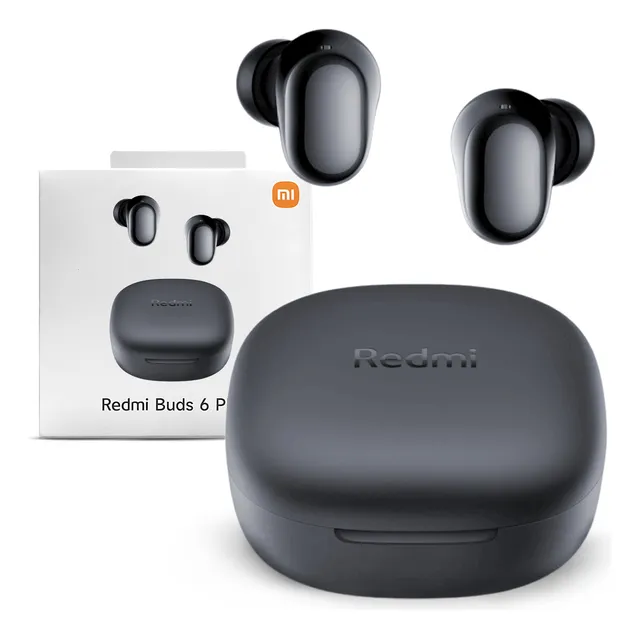 Audifonos Xiaomi Redmi Buds 6 Play Versión Global Negro