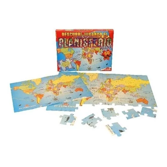 Puzzle Planisferio Maxi Puzzle Didacta