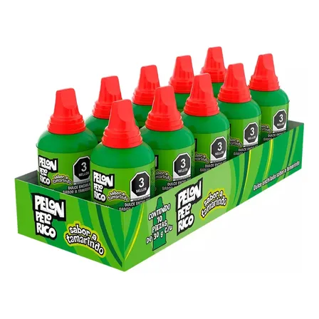 Pelon Pelo Rico Sabor Tamarindo 30g Pack De 10 Piezas