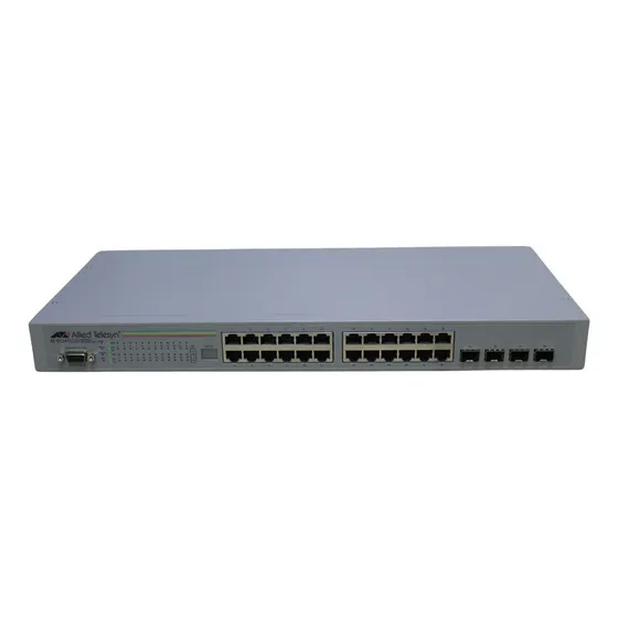 Switch Allied Telesis Gigabit L3 At-9724ts Na Caixa