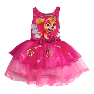 Vestido Disfraz Paw Patrol Sky Fiesta Cumpleaños Vestido Disfraz Paw Patrol Sky Fiesta Cumpleaños