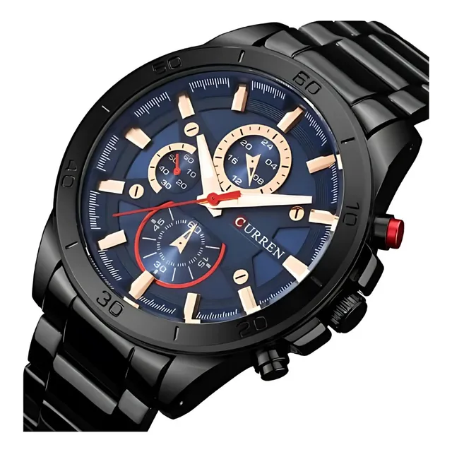 Reloj De Pulsera Curren 8275 Casual De Lujo Para Hombres 