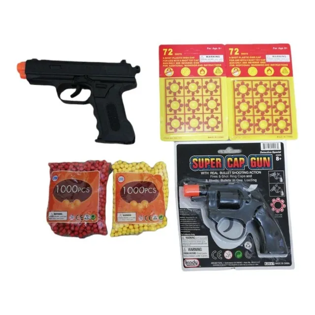 Pistola De Juguete Municion Chinampin Y Balines Postas