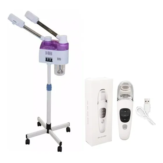 Combo Vapor Ozono Profesional + Peeling Ultrasonido Paleta