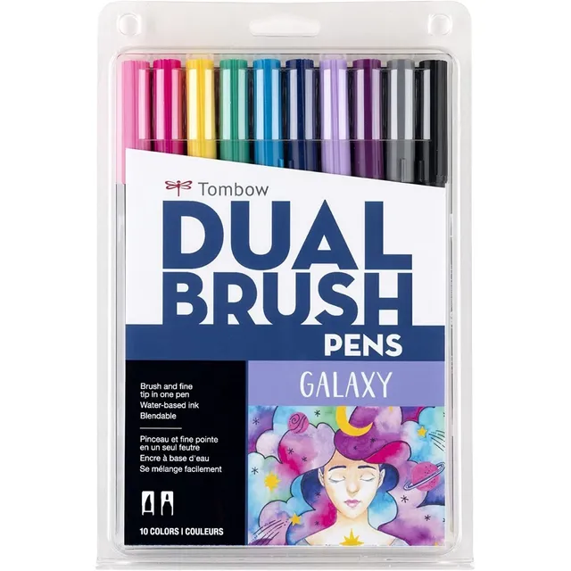 Marcadores De Arte Tombow Doble Punta Galaxy.