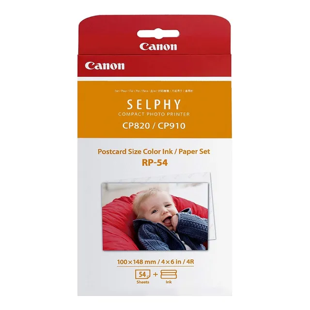 Papel Y Tinta Rp-54 Para Selphy De Canon