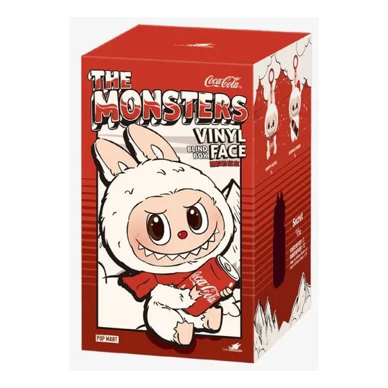 Muñeca Labubu Coca Cola Sorpresa Pop Mart Llavero Colección