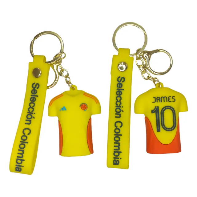 Llaveros 3d En Goma Selección Colombia