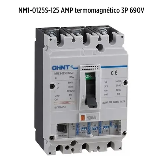 Nm1-0125s-125amp Termomagnetico 3p 690v