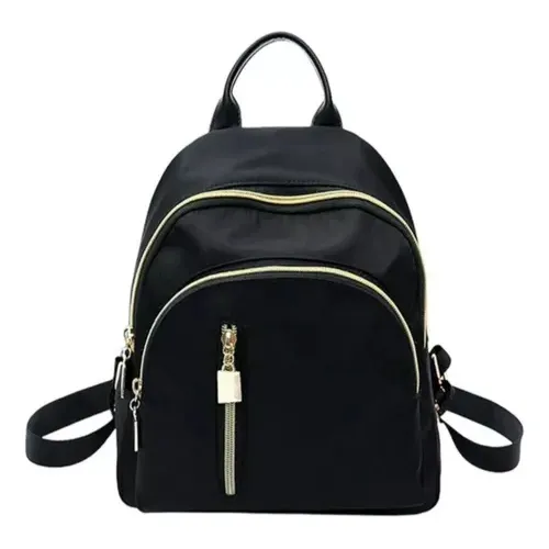 Morral Bolso Mini Dama Practico Gym Sport Negro Mayor Detal
