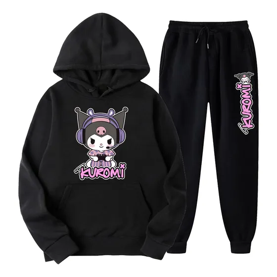 Conjunto Buzo Canguro Kuromi