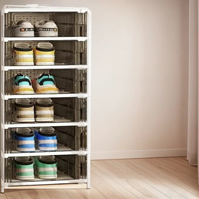 Zapatera Plegable De 6 Niveles Organizador De Almacenamiento