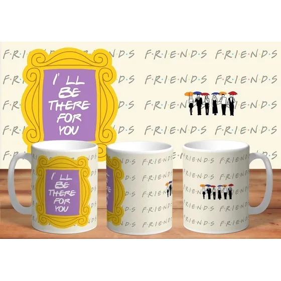 Taza De Ceramica Sublimada Serie: Friends