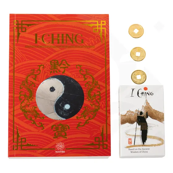 Kit I Ching Completo Libro Tarot Y Monedas