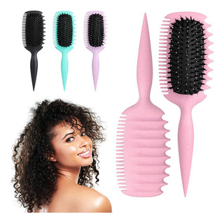 3 Pzs Pincel Bounce Curl Cepillo,define Style Rizado Peine 3 Pzs Pincel Bounce Curl Cepillo,define Style Rizado Peine