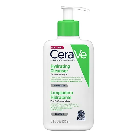 Limpiadora Hidratante Facial Cerave Piel Seca 237 Tipo De Piel Piel Normal A Seca