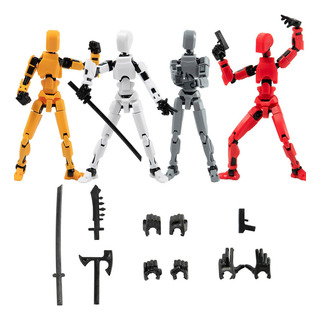 Pbf Conjunto De 4 Figuras De Ação T13 Titan Montadas Pbf Conjunto De 4 Figuras De Ação T13 Titan Montadas