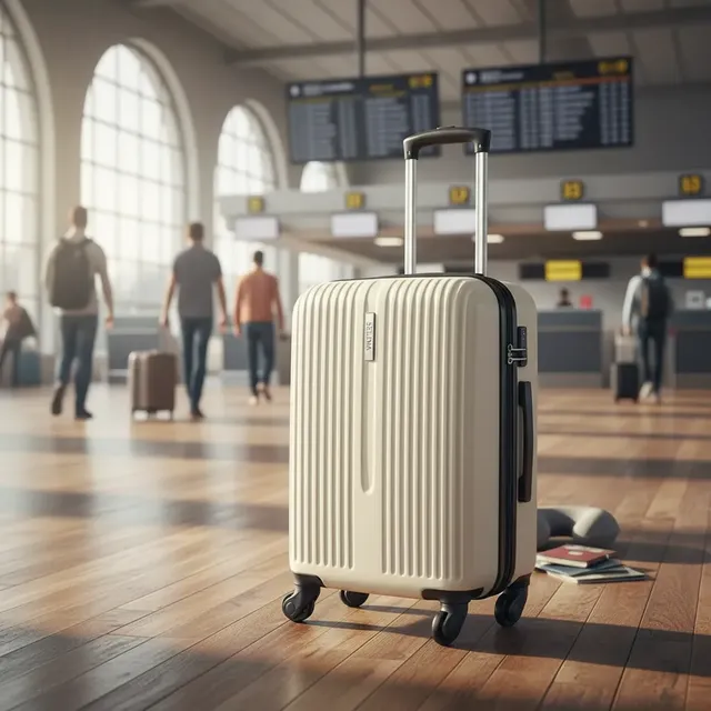 Mala De Viagem Rígida De Bordo 10kg Rodas 360° Medidas Anac
