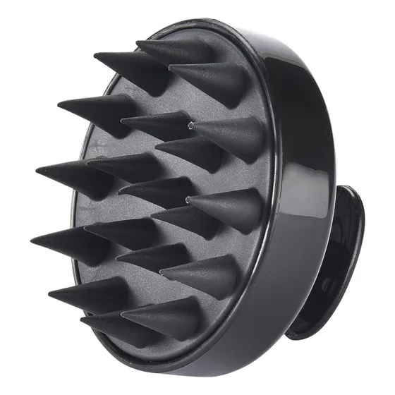 Cepillo Masajeador Capilar Crecimiento Cabello Pelo Shampoo Color Negro