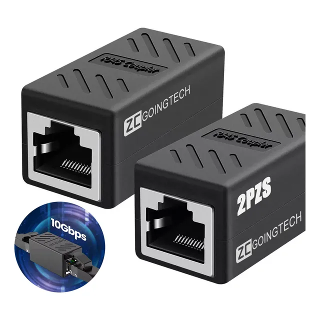 Cople Para Cable De Red Rj45 Cat5/6/7/8 Unión 2 Piezas
