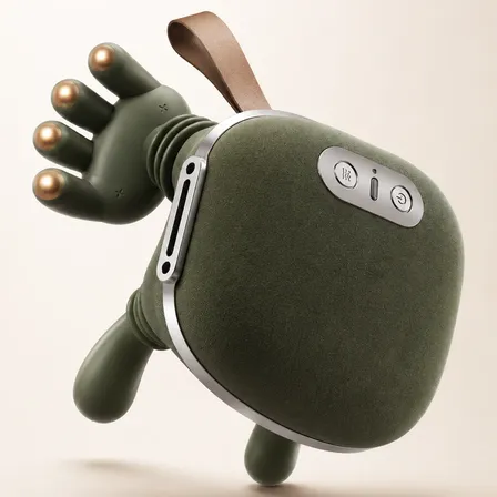 Massageador Elétrico Pescoço Ombros Mãozinha 3d Aquecimento 127/220v Verde