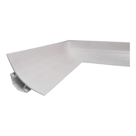 Zocalo Perfil Blanco Sanitario Click 7 Alto X 2.40 Cm Largo