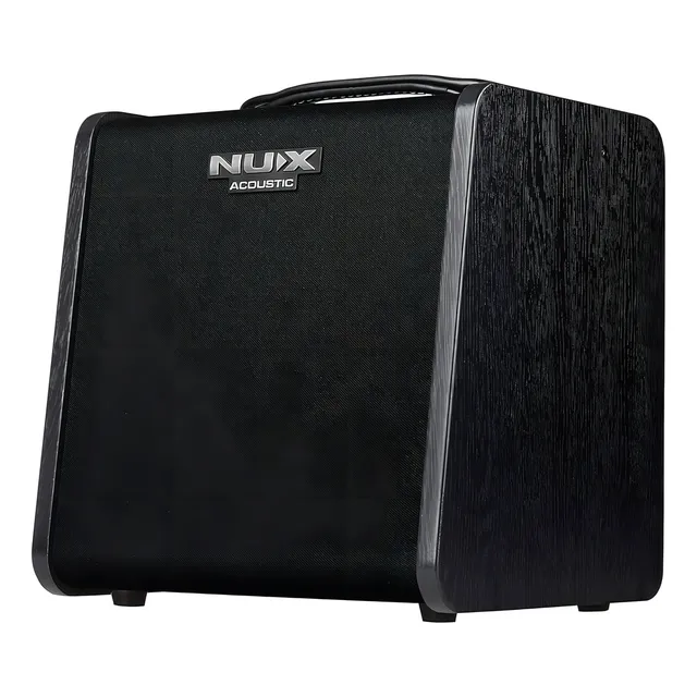 Nux Ac60 Stageman Ii Amplificador Guitarra Acustica 60 Watts Color Negro