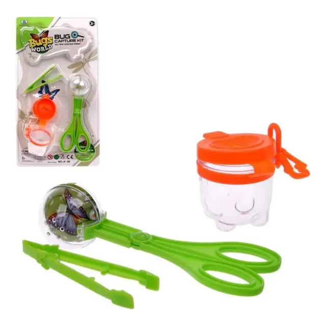 Frasco Con Lupa Para Observar Insectos Lupa Niño Cientifico