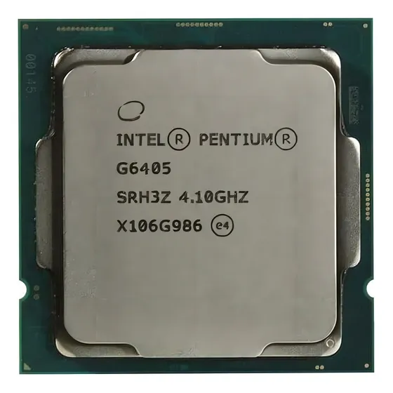Processador Intel Pentium Gold G6405 BX80701G6405 de 2 núcleos e 4.1GHz de frequência com gráfica integrada