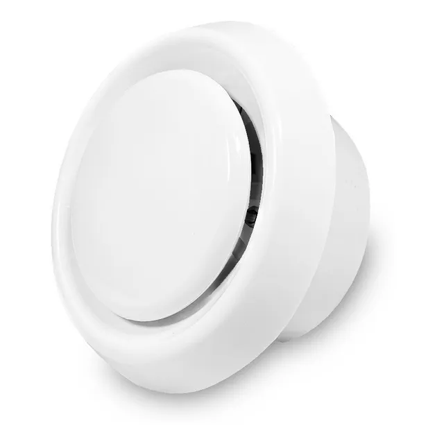 Acabamento Difusor De Ar Exaustão Ventilação Para Duto 125mm